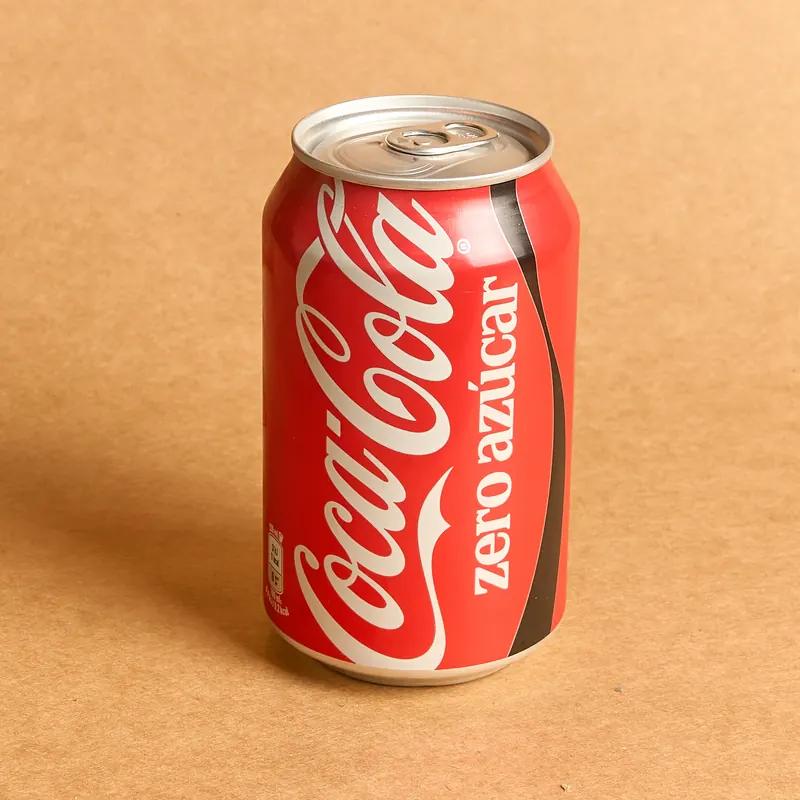 Coca-Cola Zero bien fría con hielo, Tronco Grill