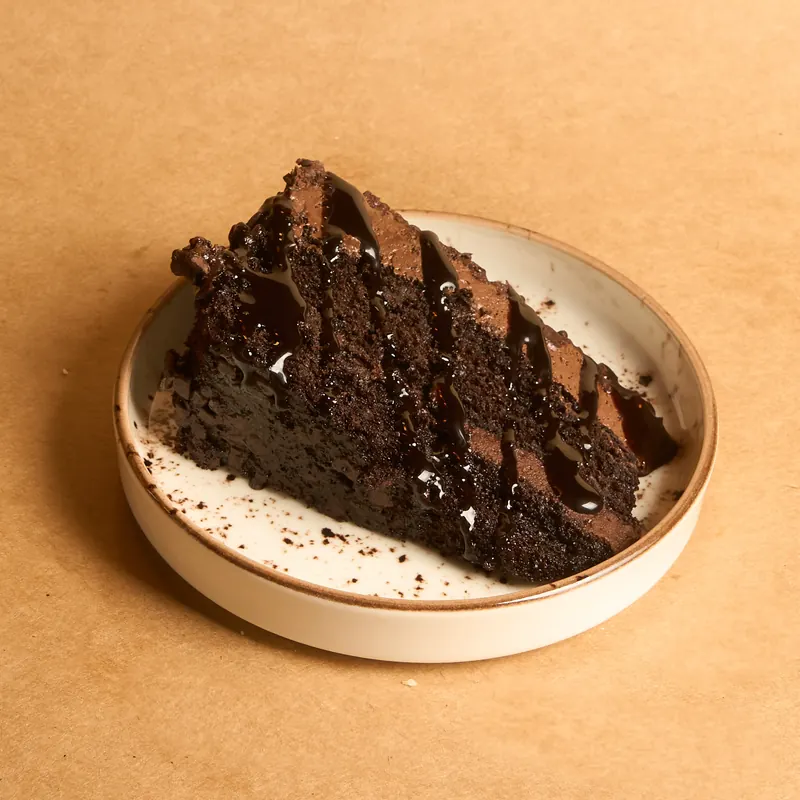 Tarta de chocolate fundida con cobertura intensa Tronco Grill